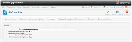 Rsform - a crea o formă frumoasă, cu joomla