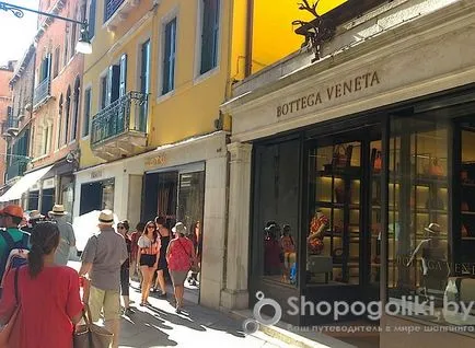 Shopping în Veneția, magazine care cumpără în Veneția