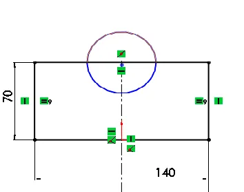 Készítsen egy egyszerű modell segítségével SolidWorks vázlat, CAD-Journal