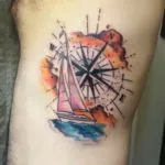 Valoarea barcă cu pânze tatuaje, schițe motivante și fotografii de tatuaje
