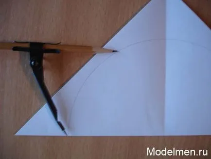 Reakcióvázlat hajtogatás vágni hat-rayed (hatágú) hópelyhek, DIY Encyclopedia