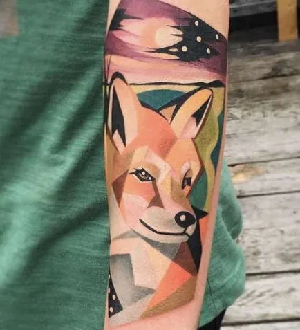 Tatuaje de valoare Fox Tattoo, 30 fotografii, schițe