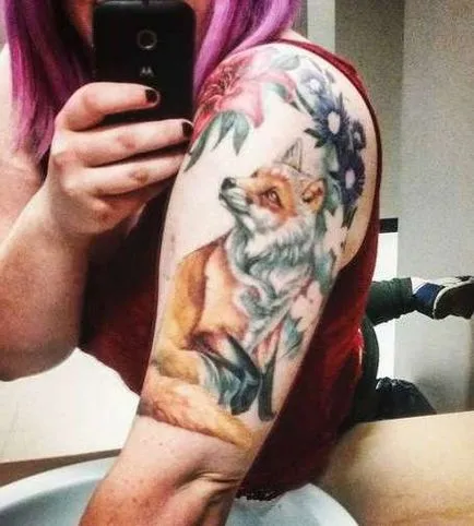 Tatuaje de valoare Fox Tattoo, 30 fotografii, schițe