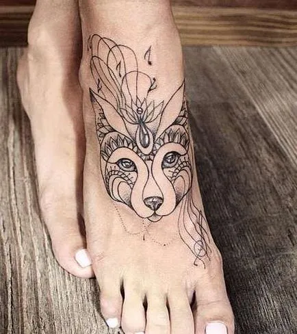 Tatuaje de valoare Fox Tattoo, 30 fotografii, schițe