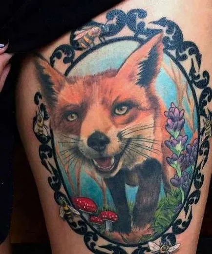 Tatuaje de valoare Fox Tattoo, 30 fotografii, schițe