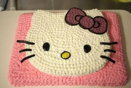 Cake - Hello Kitty - recept fotókkal