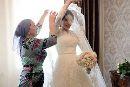 Csecsen hagyományok és árnyalatok az esküvő (13 fotó) - triniksi