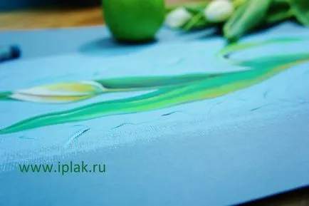 Tulip, trage cu pasteluri în etape! Blog - un blog al artistului Plaksinoy Iriny