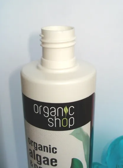 укрепване на косата шампоан Blue Lagoon от органичния магазина - около коментари козметика