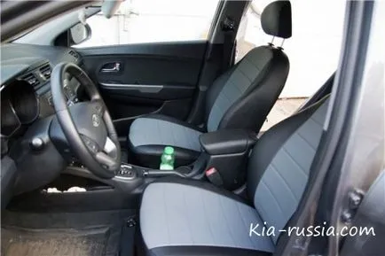 Инсталиране на седалката капаци за Kia Rio