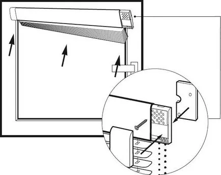 Instalarea obloane - sistem izotropie (Isotra)