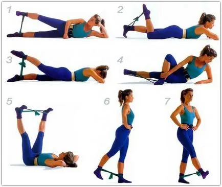 Упражнения за отслабване крака - бедрата и задните части у дома