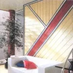 Формовани интериорни дизайнерски варианти за стените и тавана, Montazh vagonki