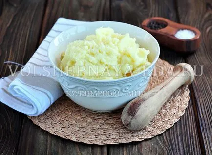 Gombóc burgonyával lépésről lépésre recept fotókkal, magic