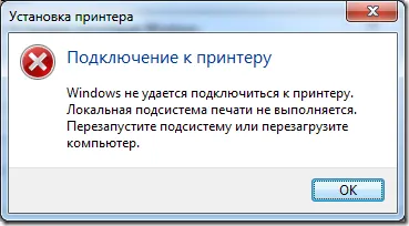 Windows не може да се свърже с принтера