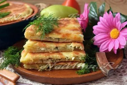 Khachapuri със сирене рецепта със снимки в тиган