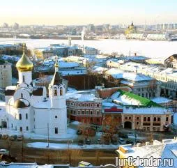 Nijni Novgorod, în toamna, iarna, primavara, vara - anotimpuri și vreme în Nijni Novgorod pe lună,