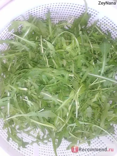 Arugula zöldek - „íz zúzott bogár vagy arugula