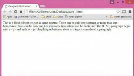 Punctul în html, html