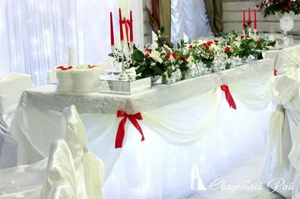 Ügynökség dekoráció - Esküvői paradicsom dákó