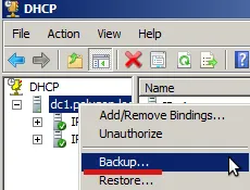 Архивиране и възстановяване на DHCP база данни, реални бележки на Ubuntu - дограма