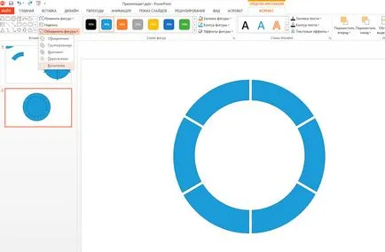 Alakzat PowerPoint - fejlesztés vektor