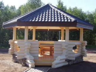 Gazebo în grădină și în țară cu propriile lor mâini opțiuni, proiectare, cum să construiască (16 poze)