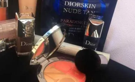 pulbere Bronzare fard de obraz dior nud cafenie paradis duo vara 2013 - o vară cerească dior (foto color