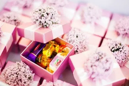cutii de bomboane pentru nunta cu propriile sale mâini, o cutie de idei și ateliere