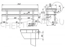 Desen banc - o masă masivă pentru un garaj sau vărsat, bara de circuit de montare