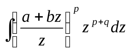 Integrálása binomiális differenciálművek