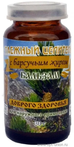 Cream balzsam sap tajga gyógyító borz zsír, un Temnikov Aleksandr Albertovich