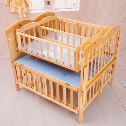 Легло за новородени близнаци - опции, как да изберете