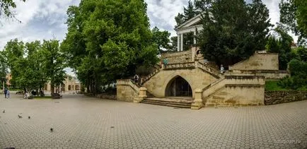 Kislovodsk Resort Park, obiectivele turistice ale parcului inferior