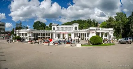 Kislovodsk Resort Park, obiectivele turistice ale parcului inferior