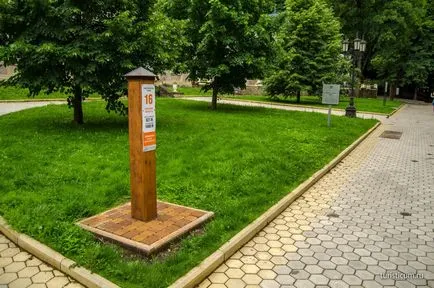 Kislovodsk Resort Park, obiectivele turistice ale parcului inferior