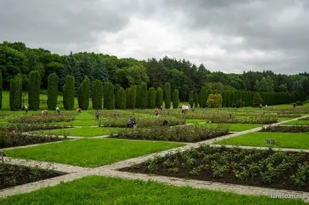 Kislovodsk Resort Park, az épületek alsó park