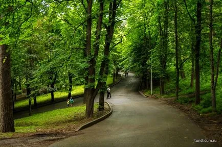 Kislovodsk Resort Park, obiectivele turistice ale parcului inferior