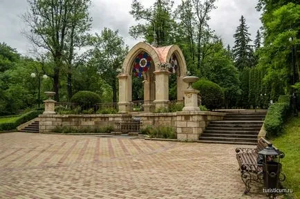 Kislovodsk Resort Park, obiectivele turistice ale parcului inferior