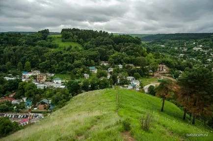 Kislovodsk Resort Park, az épületek alsó park