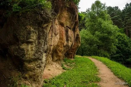 Kislovodsk Resort Park, obiectivele turistice ale parcului inferior