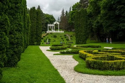 Kislovodsk Resort Park, obiectivele turistice ale parcului inferior