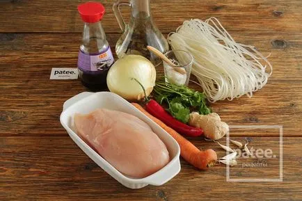 Csirke rizs tésztával - recept fotókkal - patee