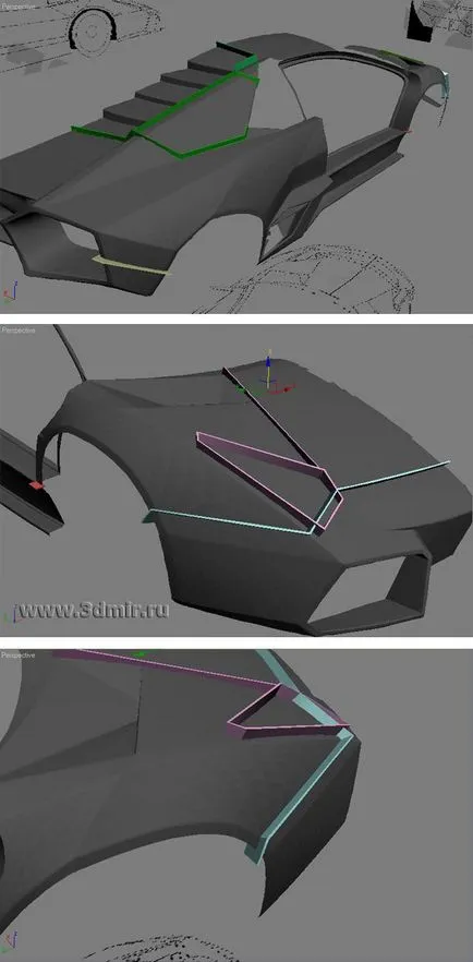 Making of «lamborghini Reventón»