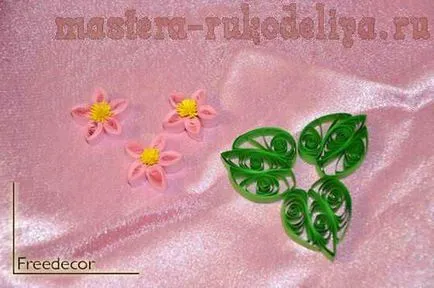 Master class pe Magnet Quilling Flower Frigider