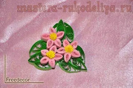 Master class pe Magnet Quilling Flower Frigider