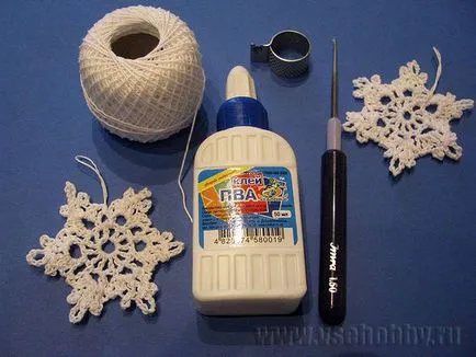 плетене на една кука снежинки майстор клас