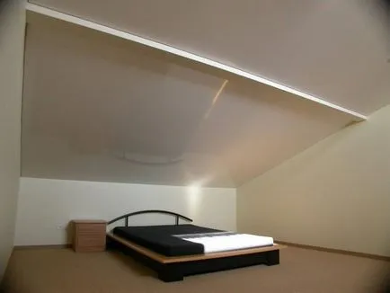 Окачен таван в спалнята - 80 свежи дизайнерски решения комбиниране
