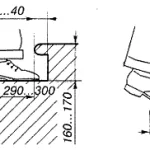 Befejező beton lépcső fa kezével