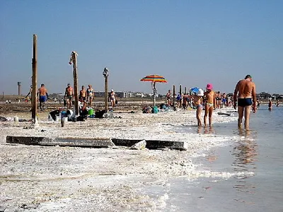 Lake Baskunchak - голям сол перла